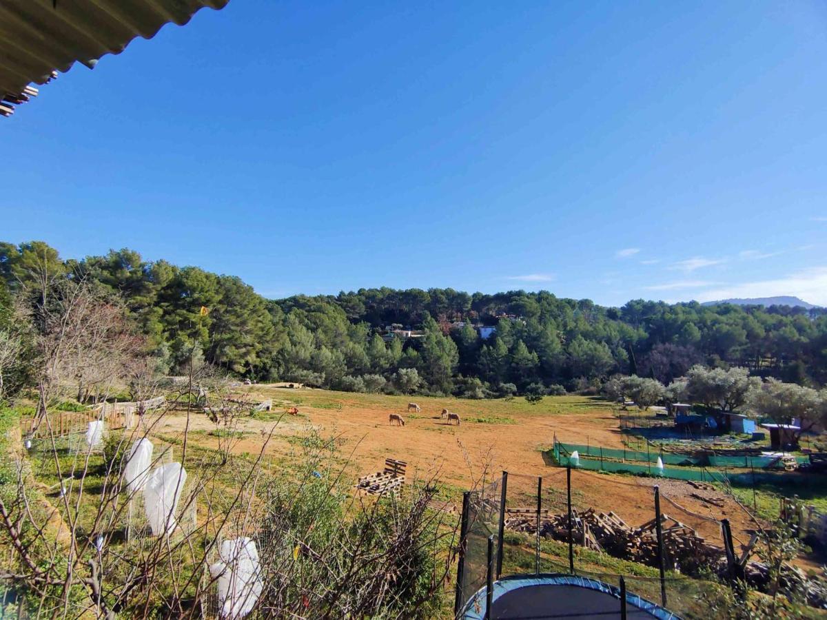 Arche De Noe Atypique, Boheme , Nature, Piscine Chauffee De Paques A Toussaint , Spa , Sauna , Loisirs Le Beausset Kültér fotó
