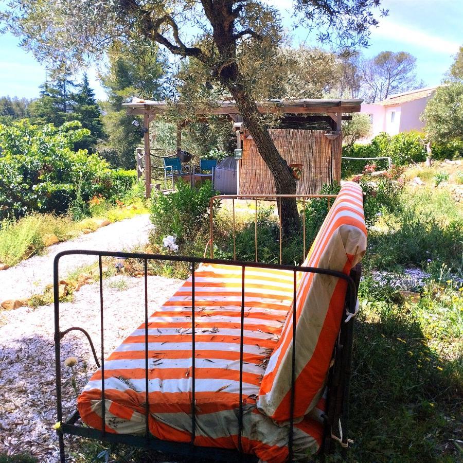Arche De Noe Atypique, Boheme , Nature, Piscine Chauffee De Paques A Toussaint , Spa , Sauna , Loisirs Le Beausset Kültér fotó